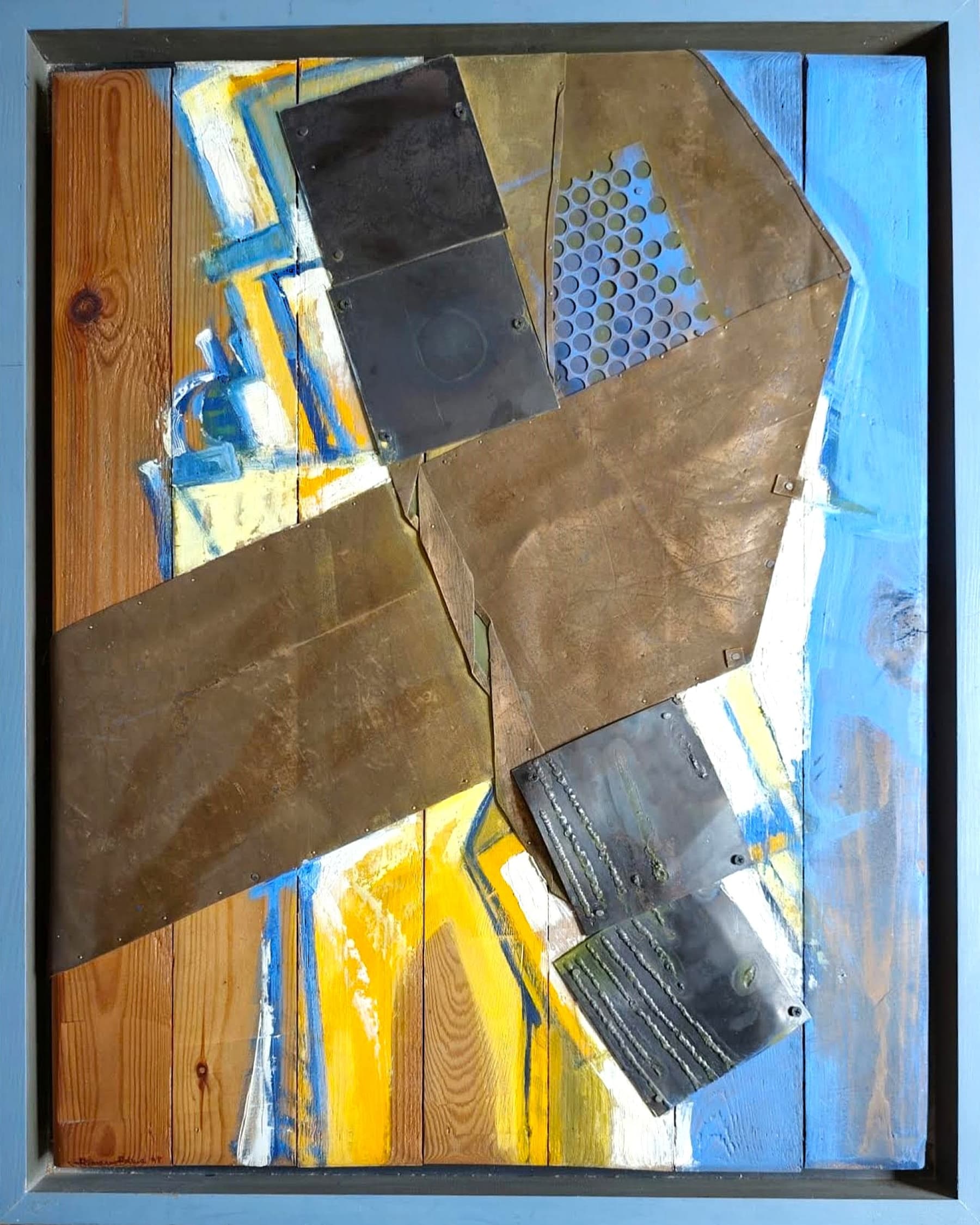 Obra abstracta Plegado por Antonio Casares Palma