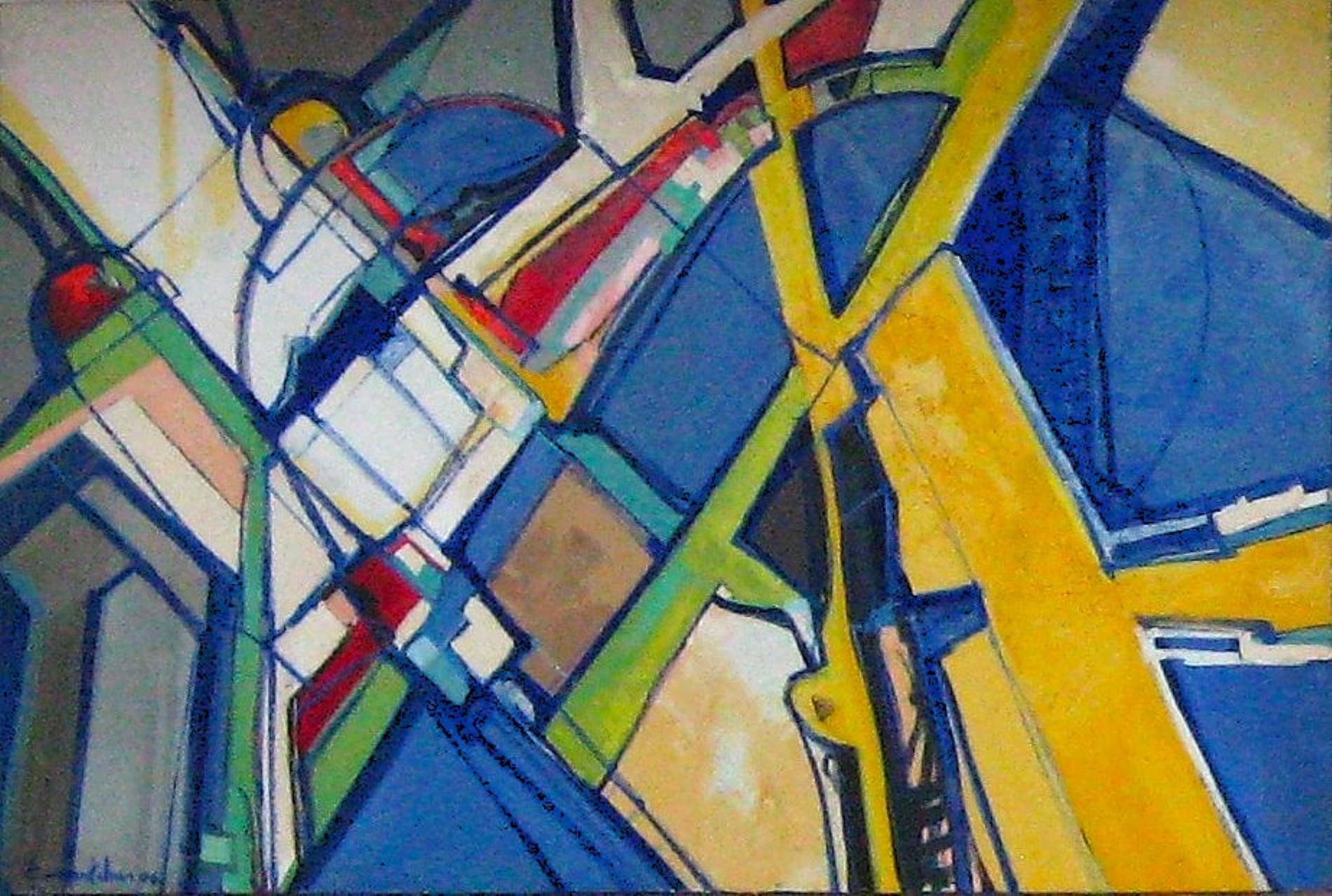 Obra abstracta EMERGENTE por Antonio Casares Palma