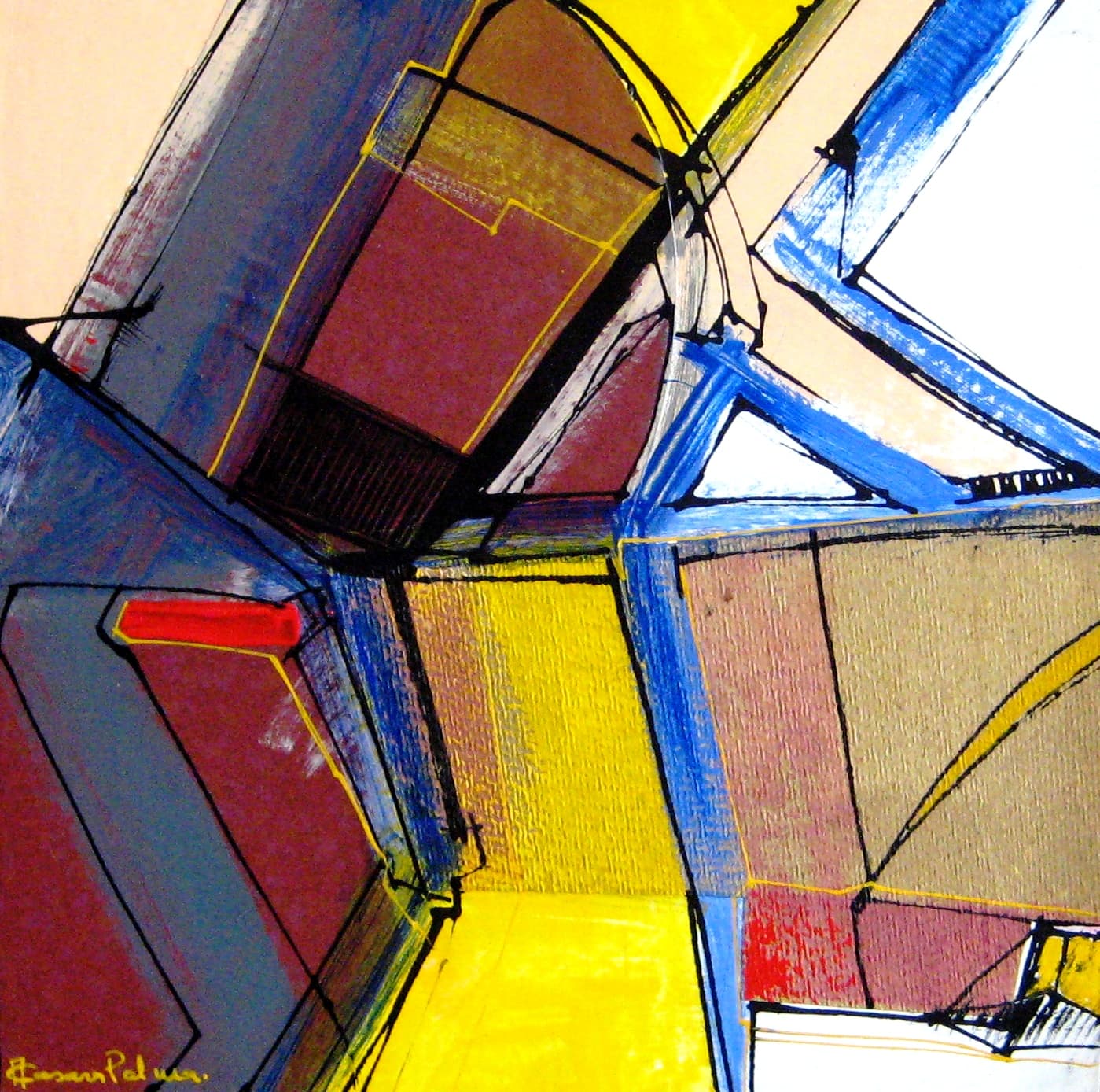 Ref M-14 Mixta sobre tela