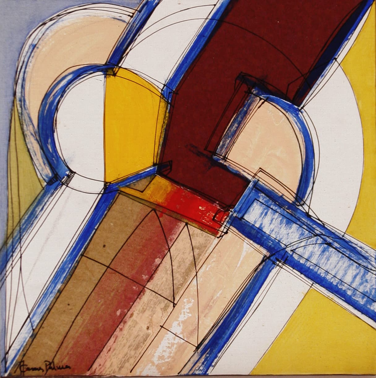 Ref M-4 Mixta sobre tela