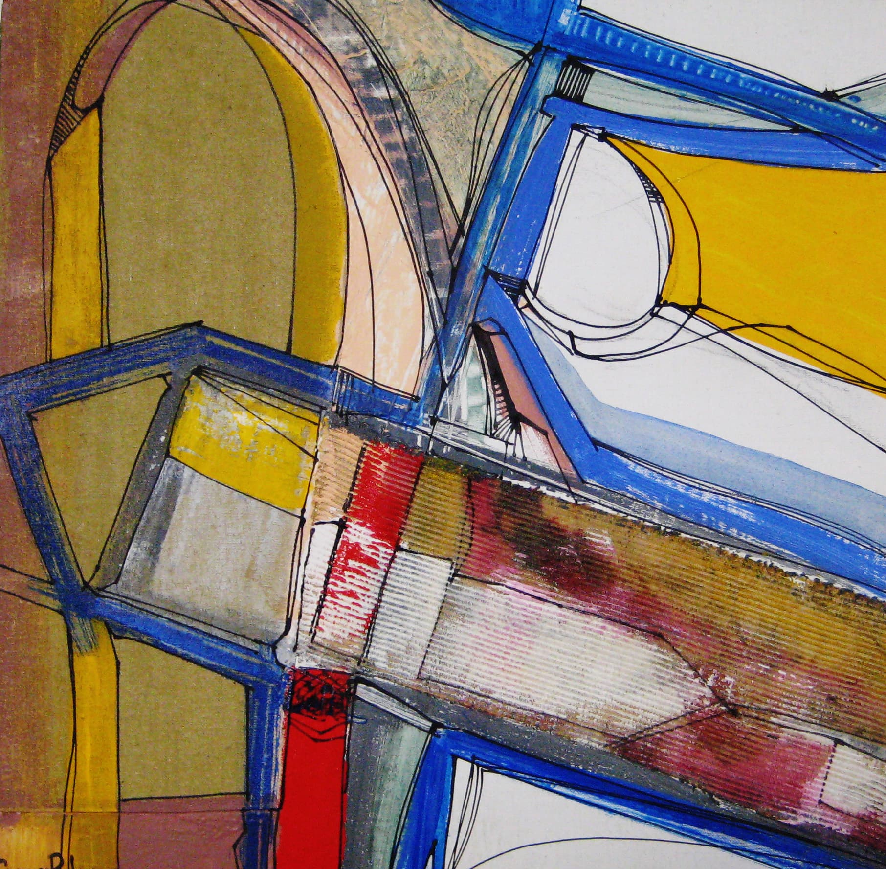 Ref M-9 Mixta sobre tela